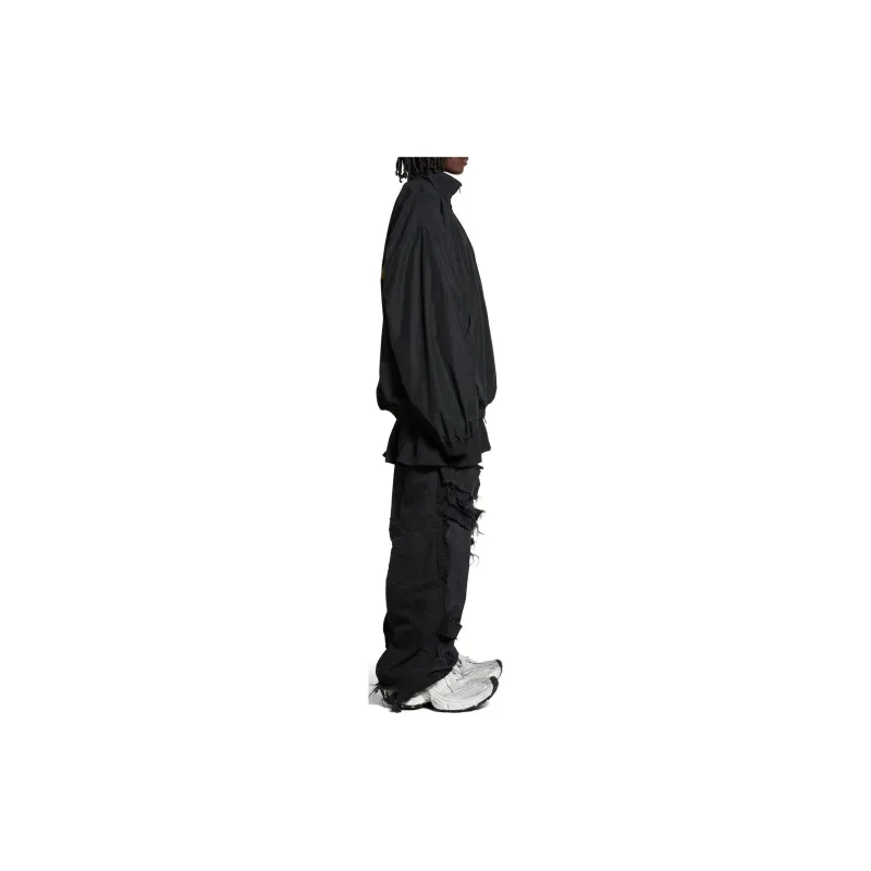Balenciaga Tape Logo High Neck Jacket-4