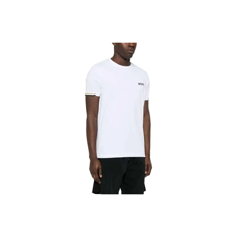 HUGO BOSS Piqué weave Performance T shirt-3