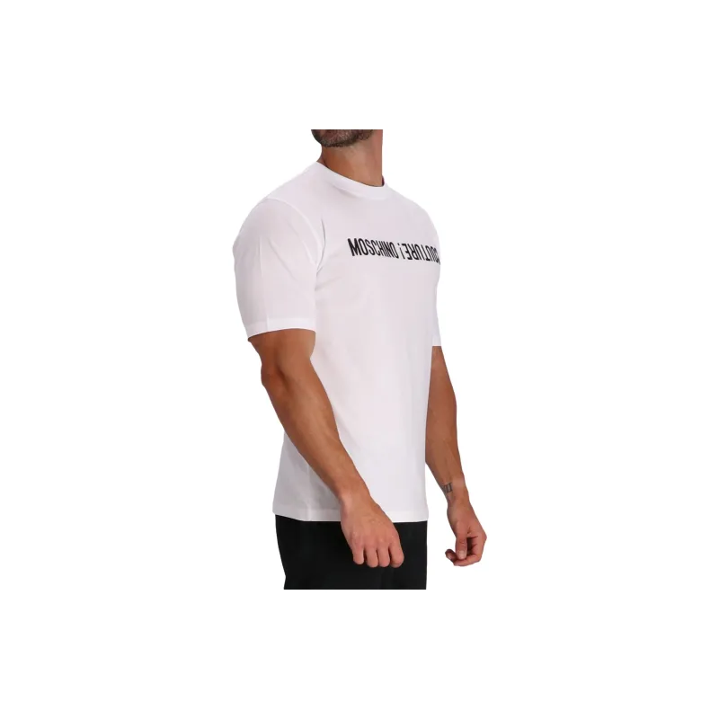 MOSCHINO T Shirts Men White-3