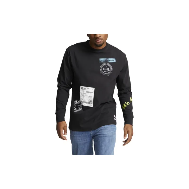 PUMA Playera De Manga Larga Para Hombre We Are Legends WRK.WR-2