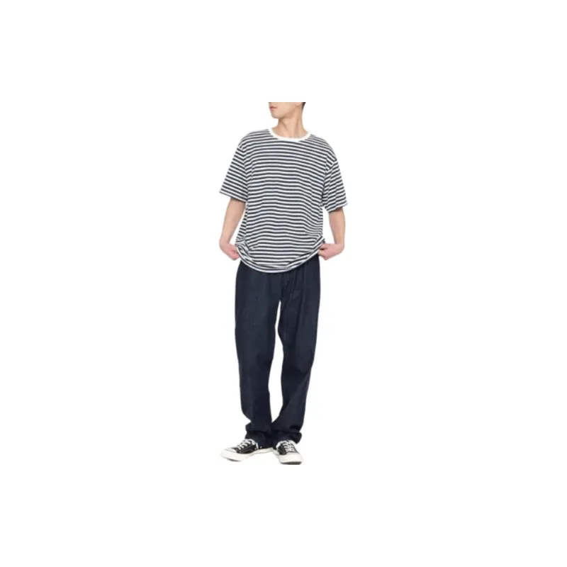 Nanamica Coolmax Stripe Jersey Tee-3