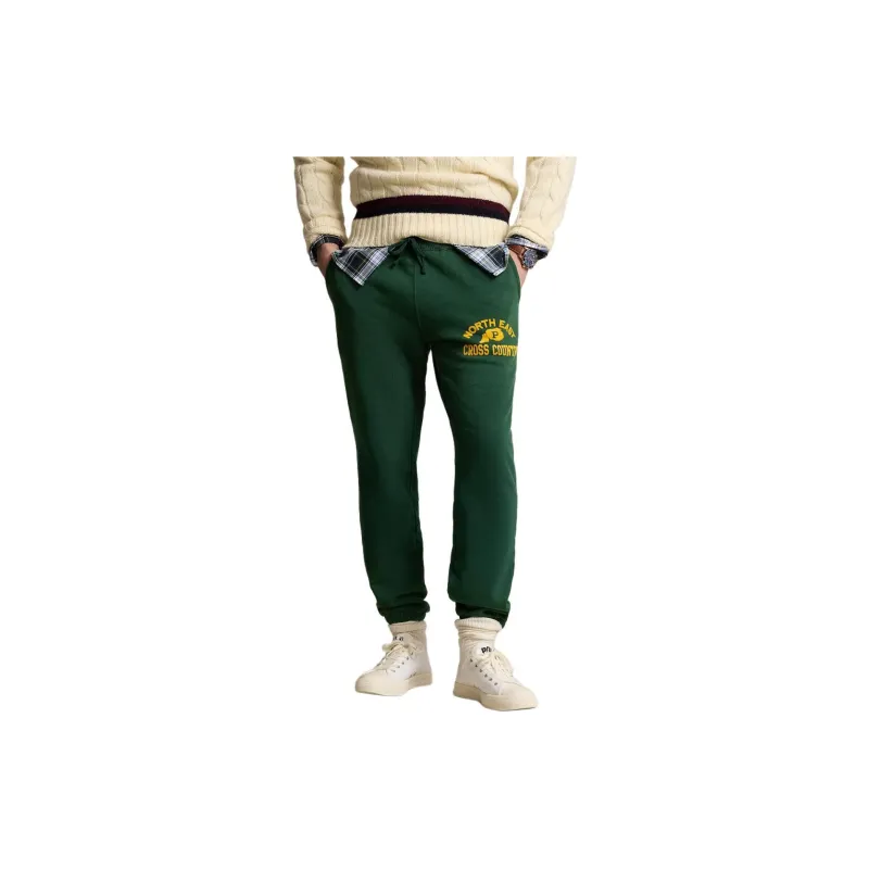 Polo Ralph Lauren SS24 Knitted Sports Pants Men's Moss Agate-2