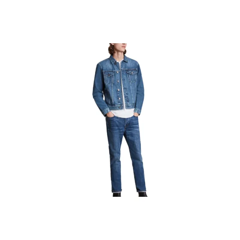 ALLSAINTS Denim Jackets Men Blue-1