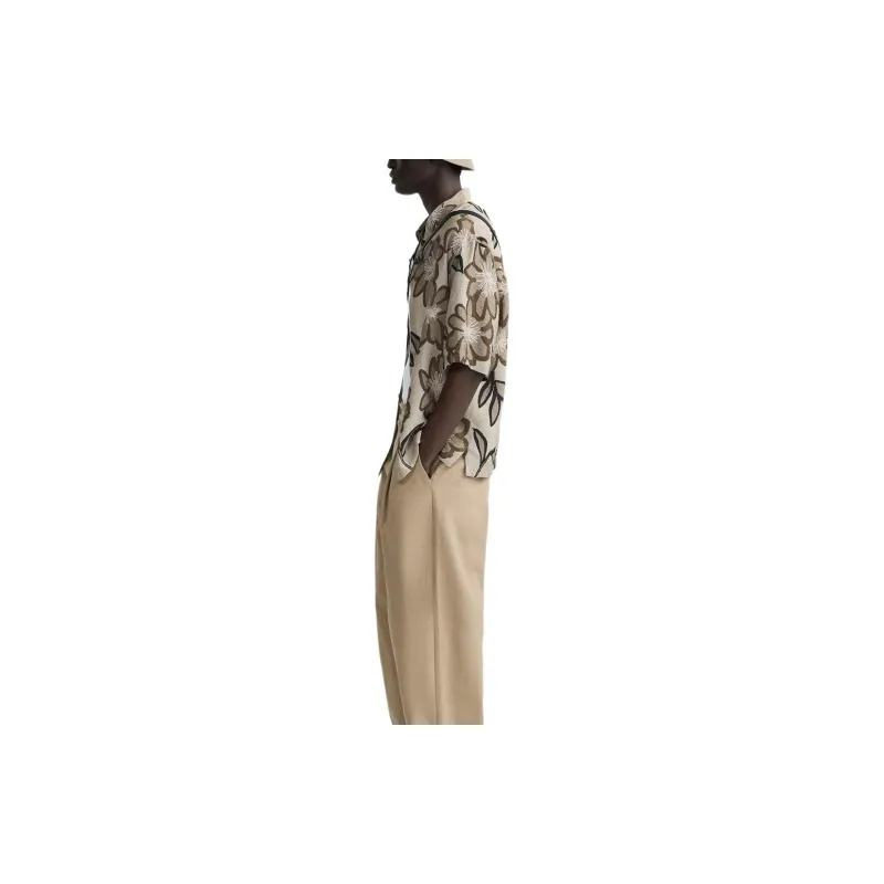 ZARA Shirts Men Tan-4