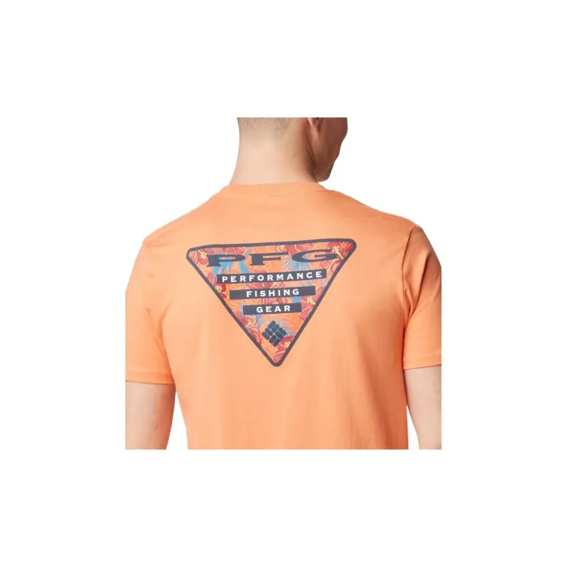 Columbia T-Shirt Men's Bright Peach Color-4