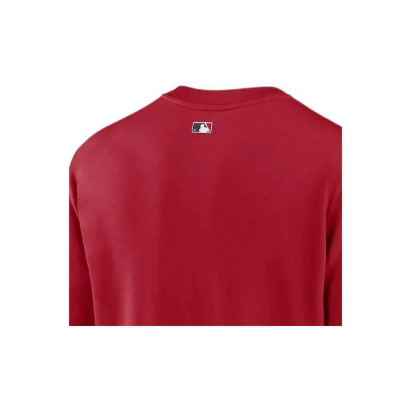 Nike Cincinnati S Authentic Collection Men's Nike Dri FIT Mlb 1/2 Zip Long Sleeve Top-3