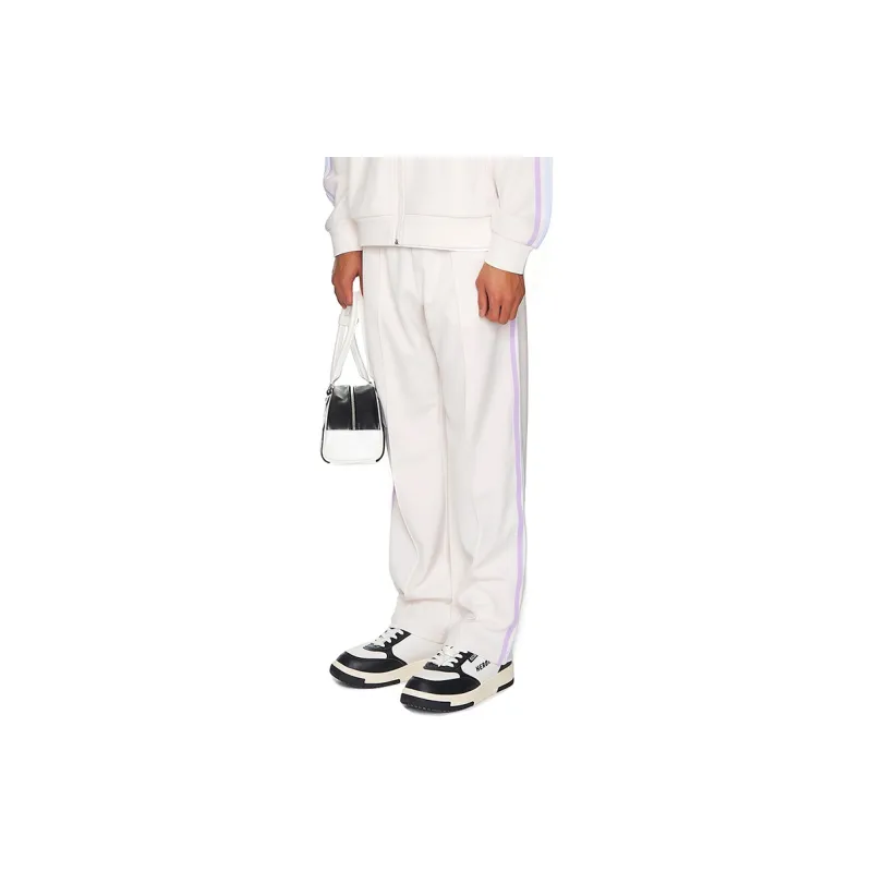 Nerdy Casual Pants Unisex Cream-4
