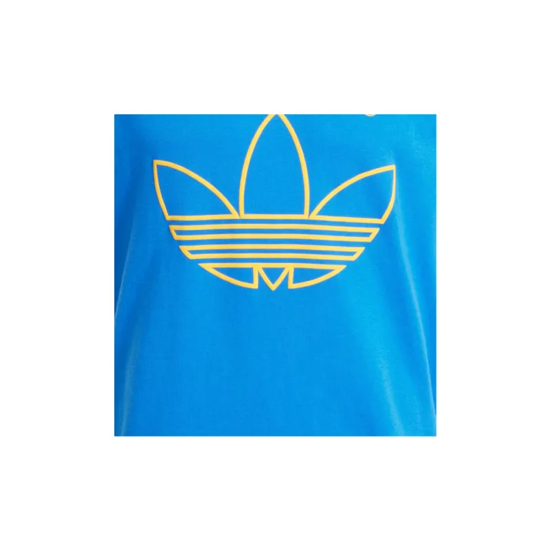 Adidas T-Shirts Men Blue-4