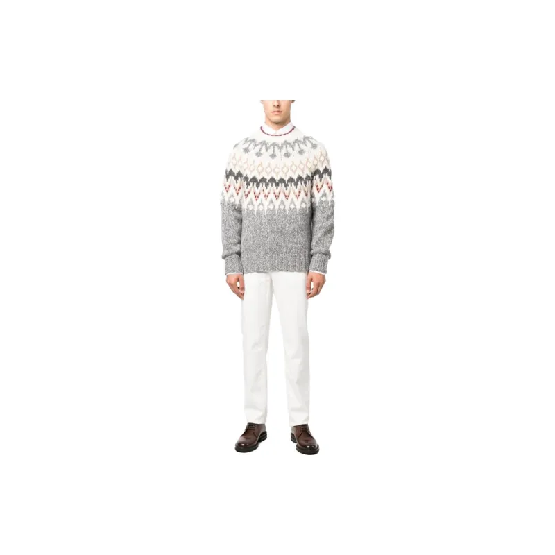 Brunello Cucinelli Sweaters Men Gray-1