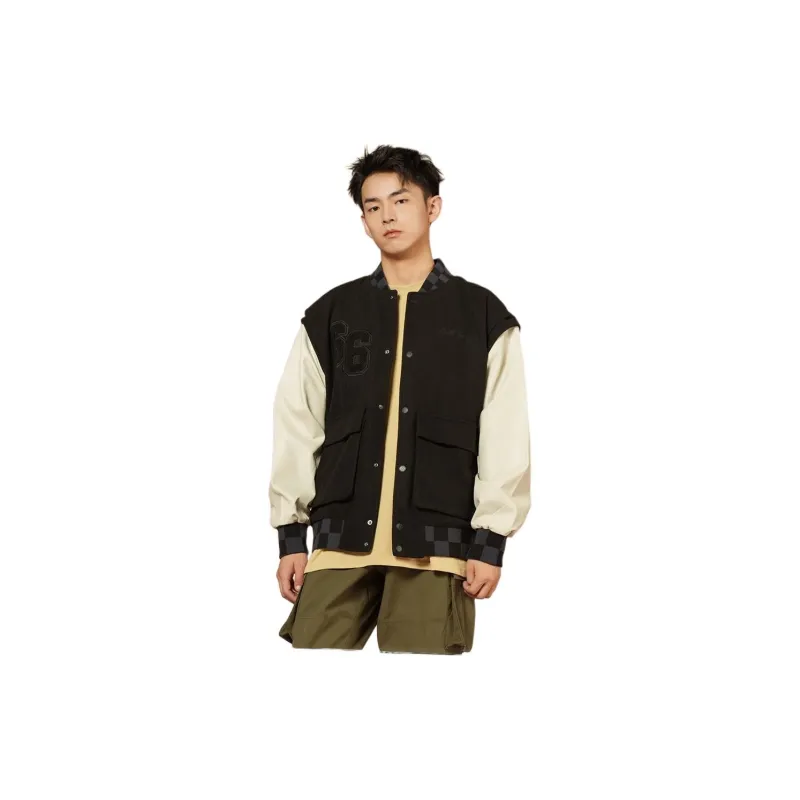 Vans CLUB BASEBALL Jackets Unisex Black-2