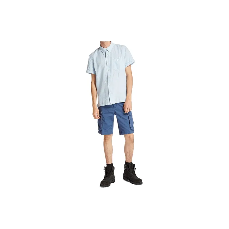 Timberland Shirt Men's Sky Blue-5