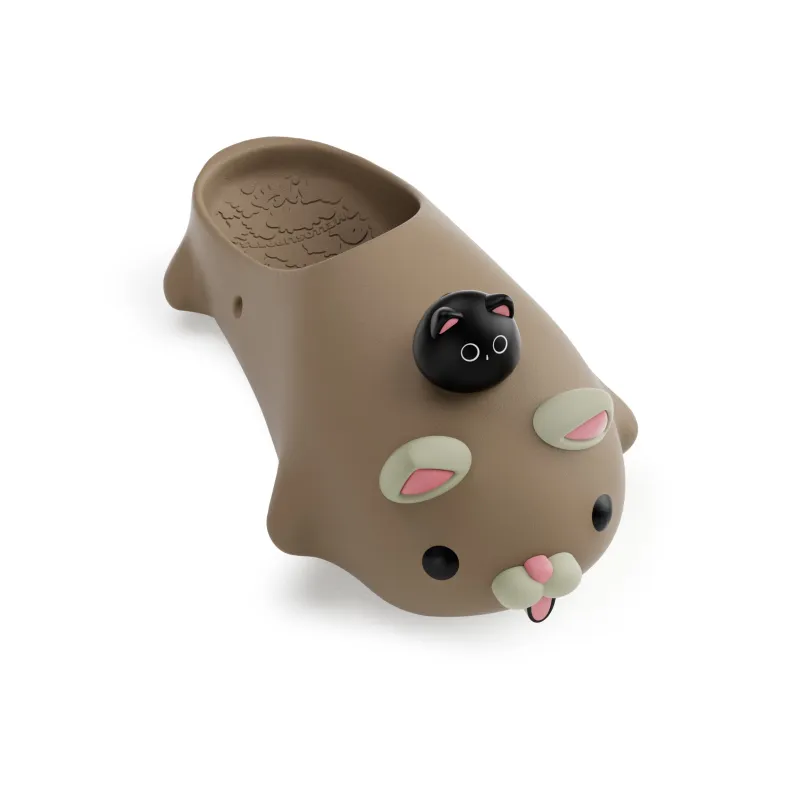 HelloSlippers Animal Total Mobilization Animore Soft And Cute Meow Closed Toe Slippers Unisex-3