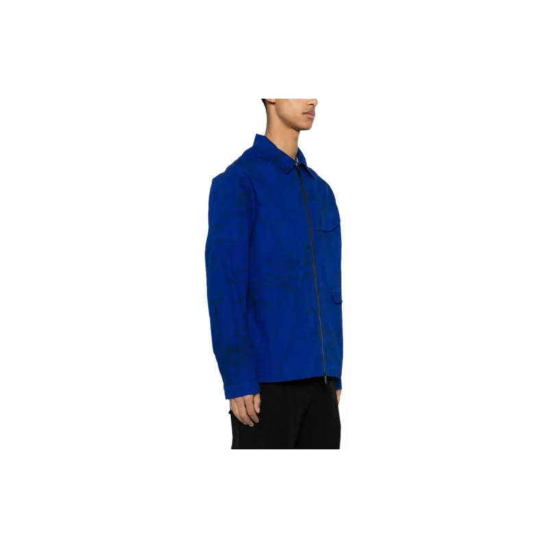 A COLD WALL* Overdye 'Volt ' Zip Overshirt-3