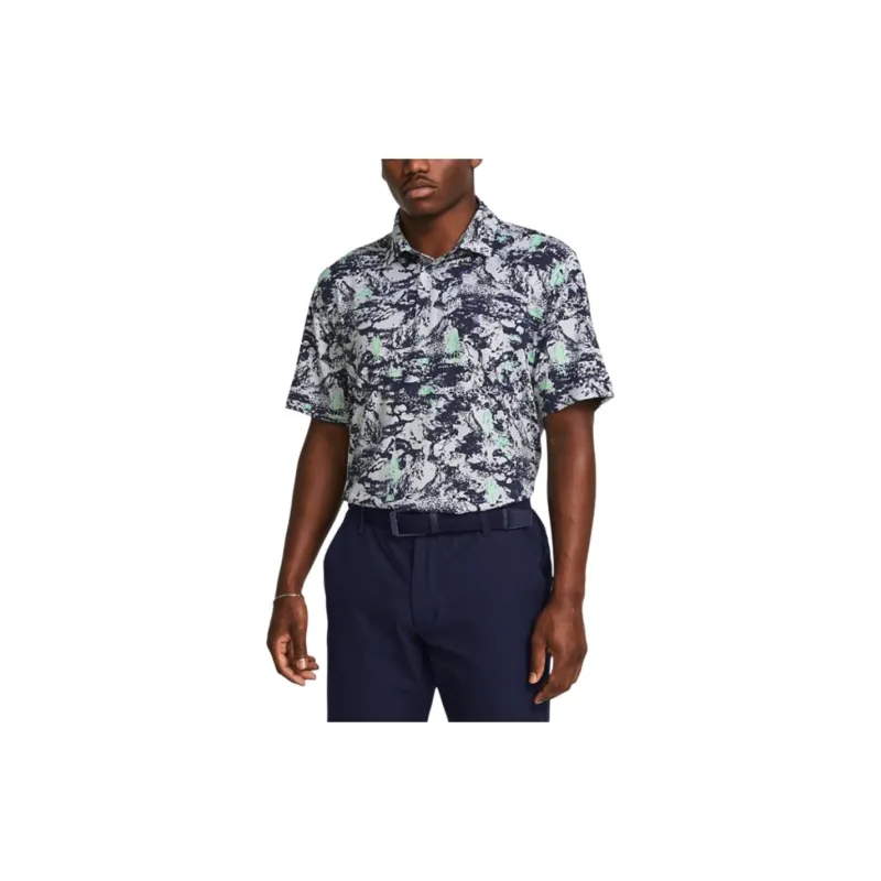 Under Armour Playoff 3.0 Polo Shirt Men's Aurora Gray-2