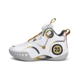 Leather Upper White Gold