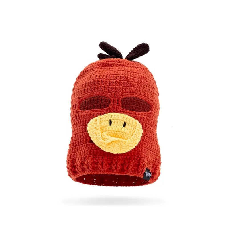 KENMO Beanies Men Orange Red-1