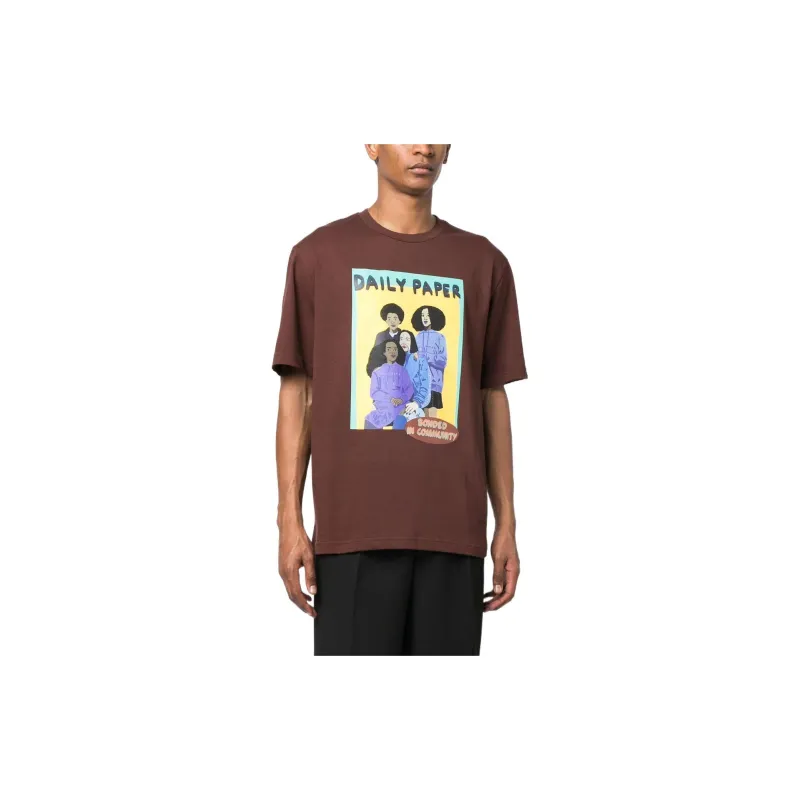 Daily Paper FW22 T-Shirt Men's Brown-3