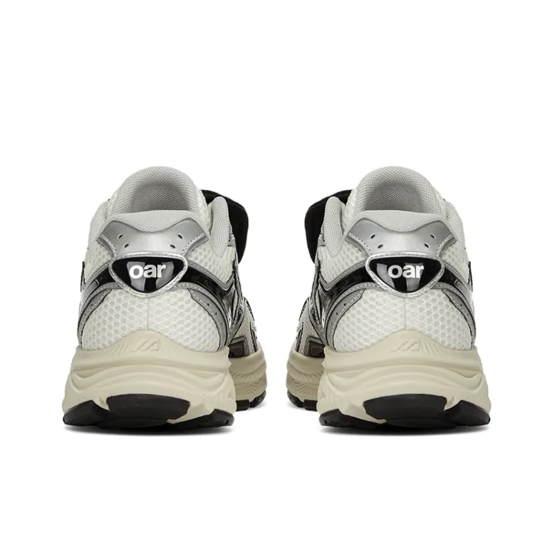 Mizuno Racer S Running Shoes Unisex Low Top Beige Apricot/Black/Silver-6