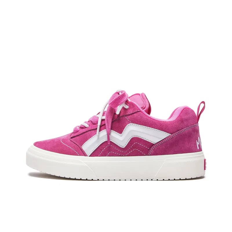 MQMS Skateboard Shoes Unisex Low Top White-0