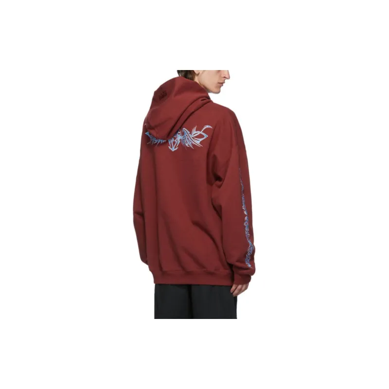 Vetements Sweatshirts Unisex Burgundy-2