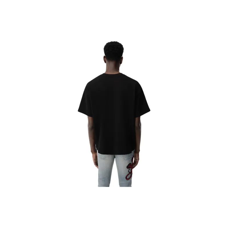 AMIRI T-Shirts Men Black Red-2