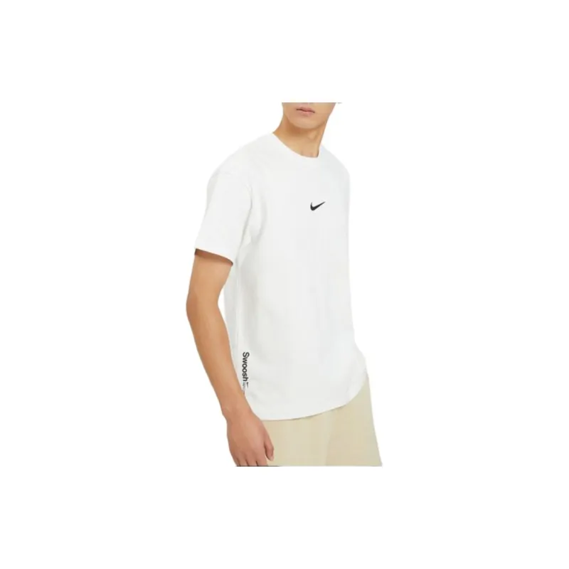 Nike Drop Shoulder Sleeve T-Shirt Men's White-4