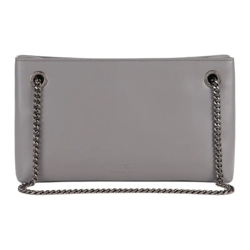 Elisabetta Franchi Polyester With Polyurethane Crossbody Bag, Shoulder Bag Women's Gray-2