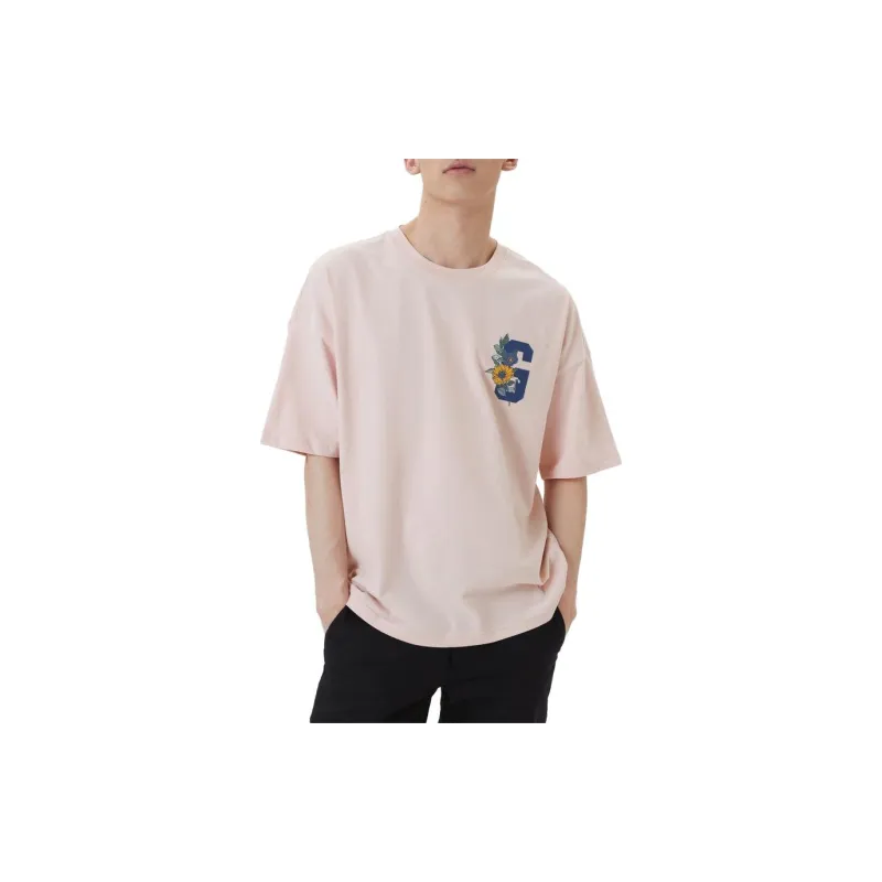 GAP SS23 T Shirts Men Light Pink-2