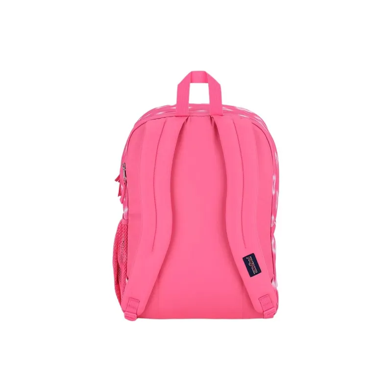 JanSport Recycled Polyester Backpack Large Size Unisex Pink-5