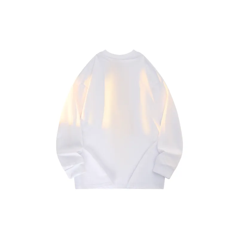 Yiwen Long Sleeved T Shirts Unisex-3