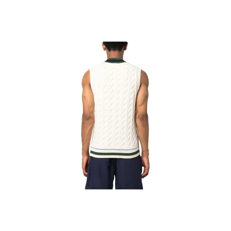 LACOSTE Tank Tops Men Ivory-2
