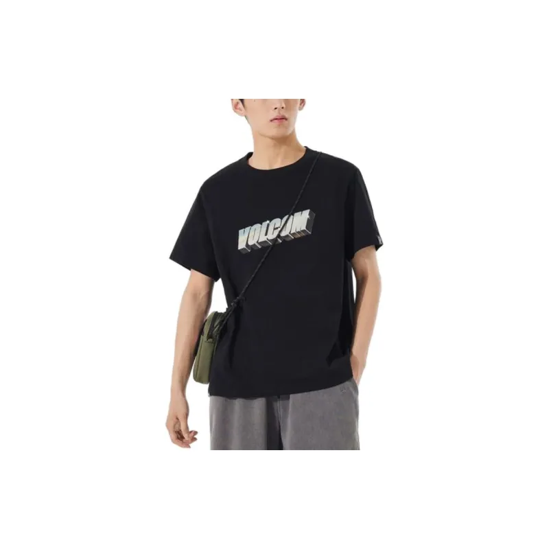 VOLCOM T-Shirts Men Black-4