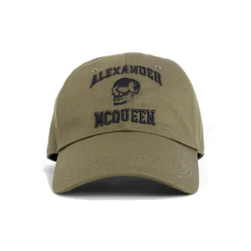 Alexander McQueen Logo Embroidered Baseball Cap-0
