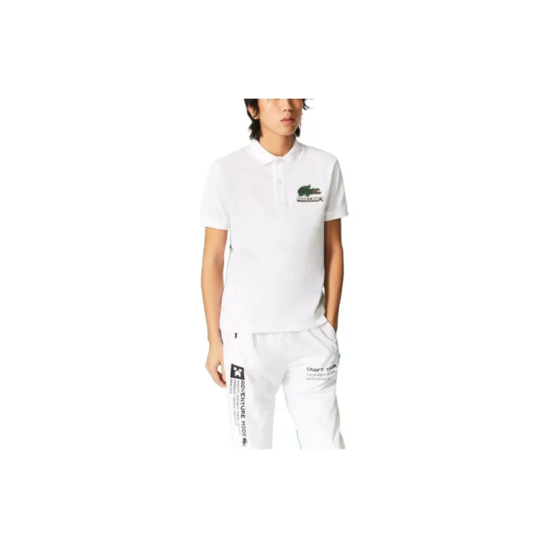 LACOSTE Polo Shirts Men White-2