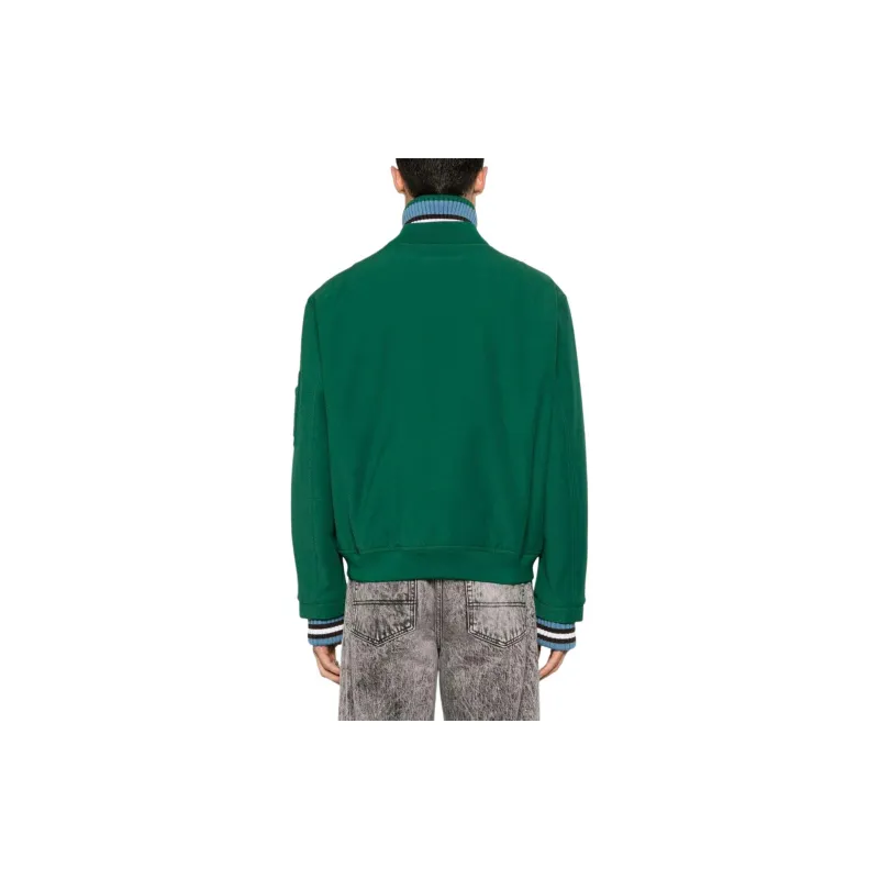 MOSCHINO Logo appliqué Bomber Jacket-2