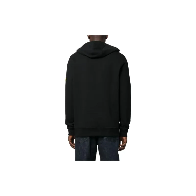 BARBOUR Logo Patch Long-Sleeved Hoodie-1