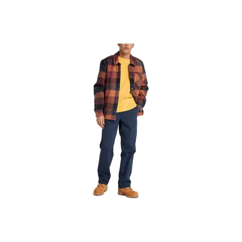 Timberland Shirts Men Brown-1