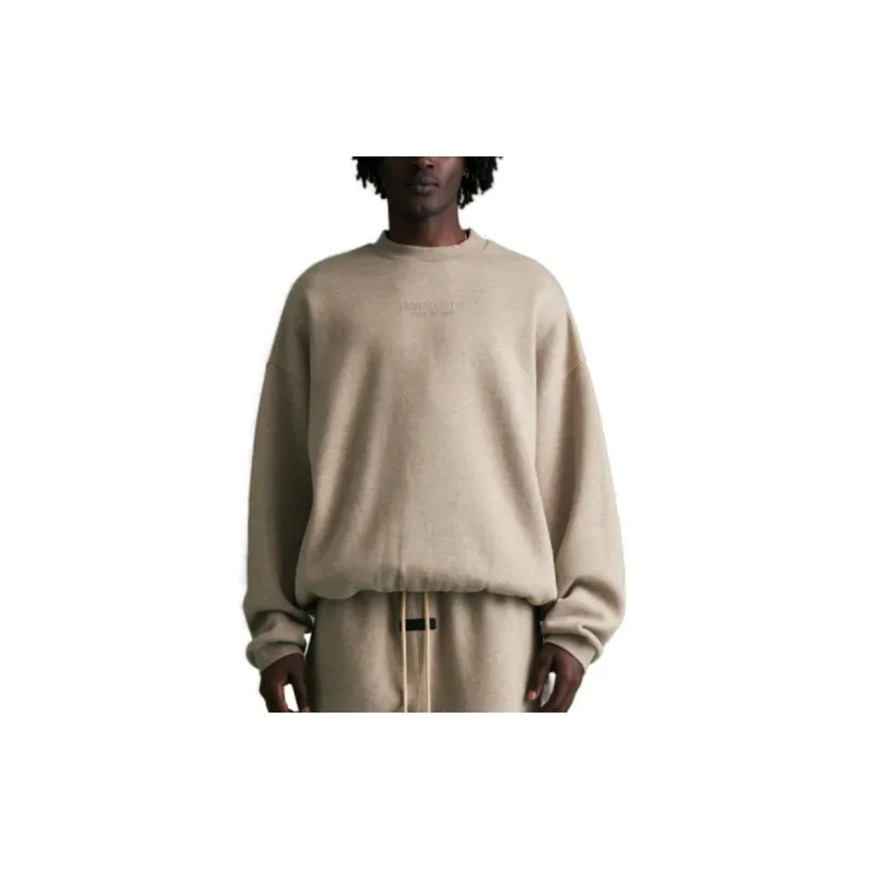 Fear Of God Essentials Logo embroidered Crew neck Sweatshirt-5