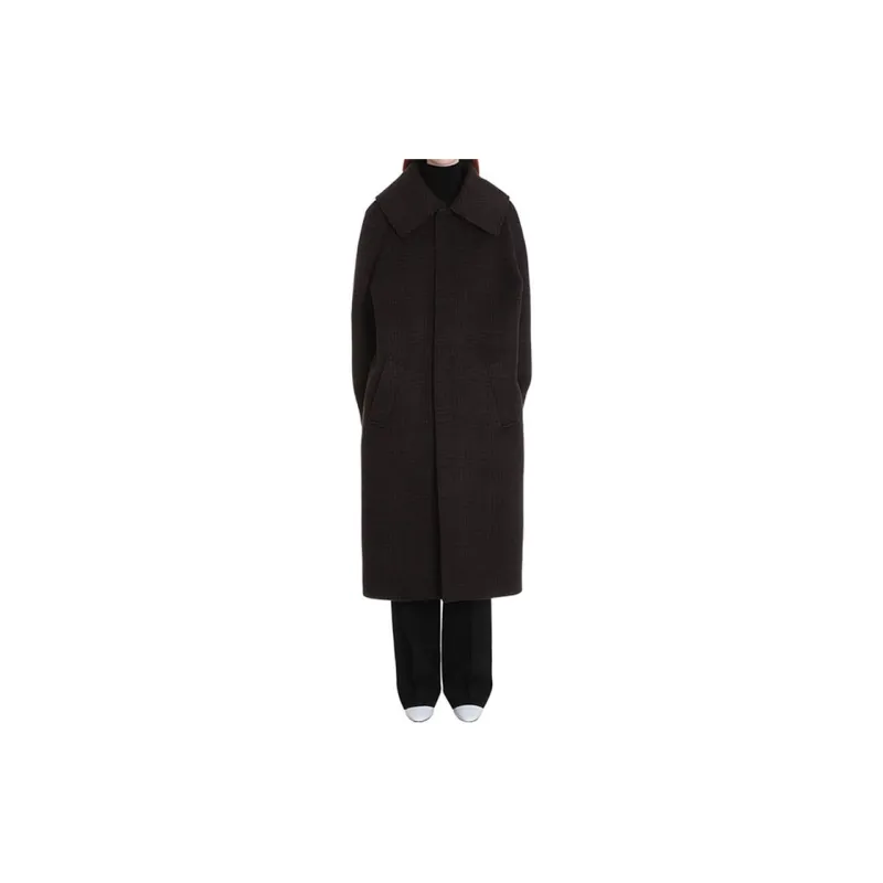 Balenciaga Coats Unisex Brown-2