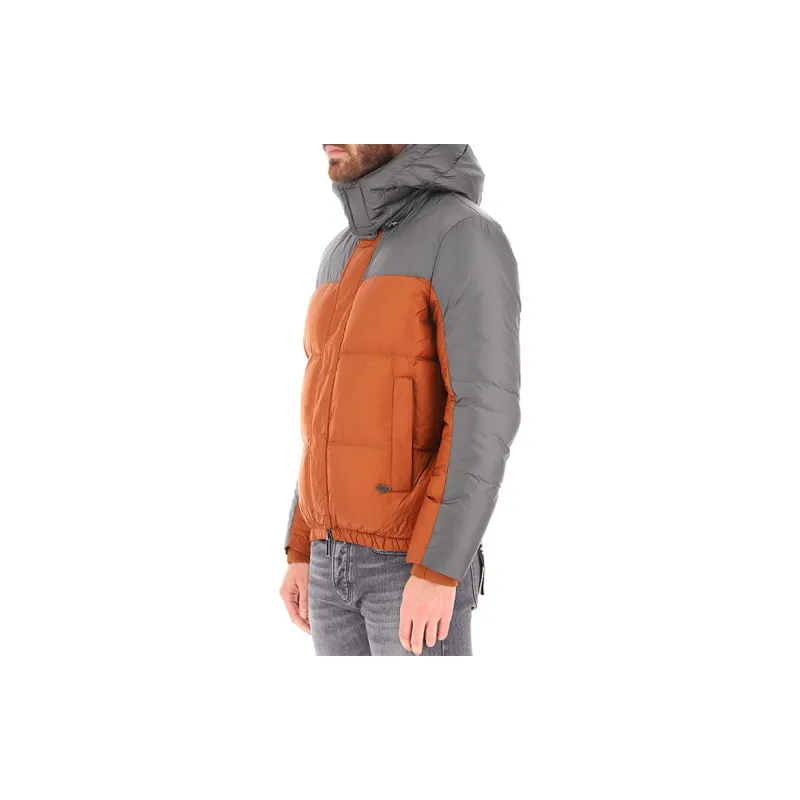 EMPORIO ARMANI Winter Down Jacket Unisex Orange-3