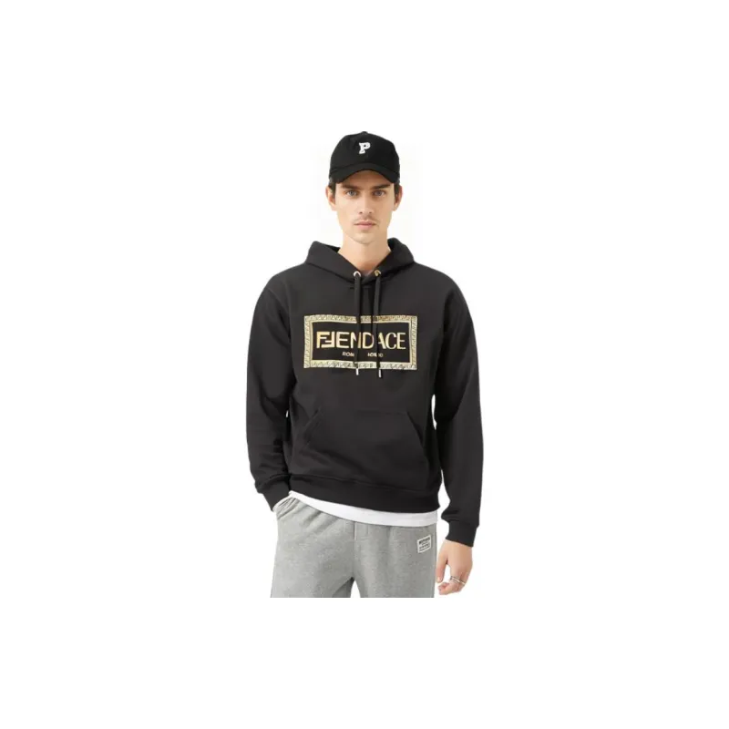FENDI FENDI X VERSACE Sweatshirt Men's Black-4