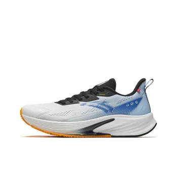 Anta Cushioning Wear Resistant Low Top Nitrogen Technology Casual Running Shoes Men's White Blue Black