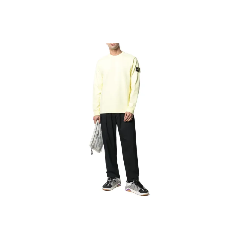 STONE ISLAND Sweatshirts Men Yellow-1