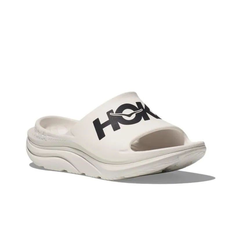 HOKA ONE ONE Ora Athletic Slide White Black-1