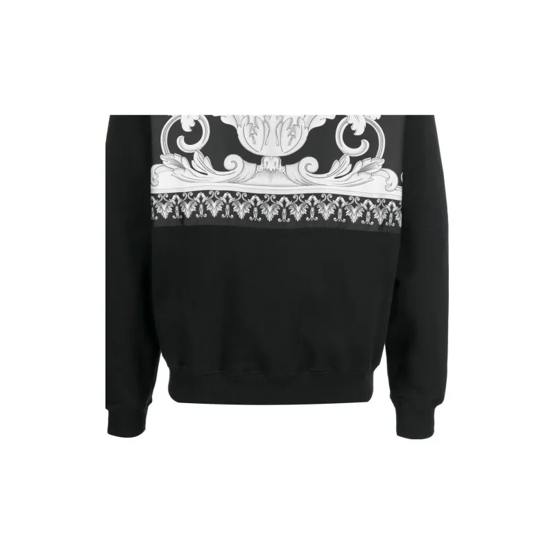 VERSACE Sweatshirts Men Black-5