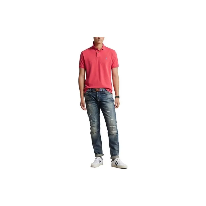 Polo Ralph Lauren FW23 Polo Shirt Men's Light Pink-2