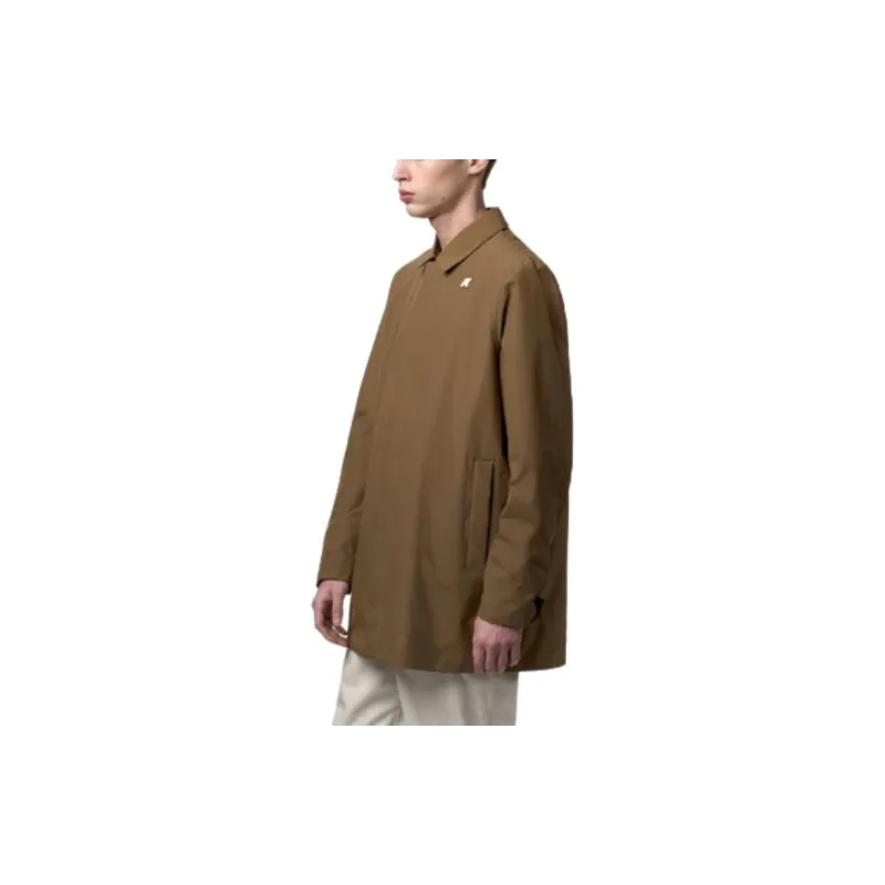 K WAY Jackets & Coats Men's Brown-1