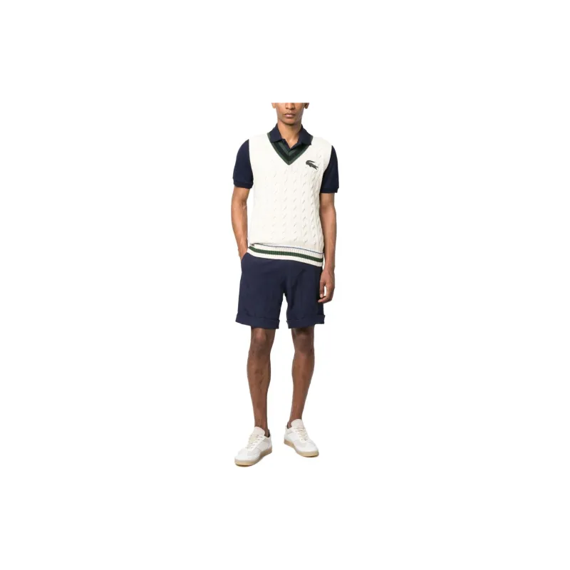 LACOSTE Tank Tops Men Ivory-1
