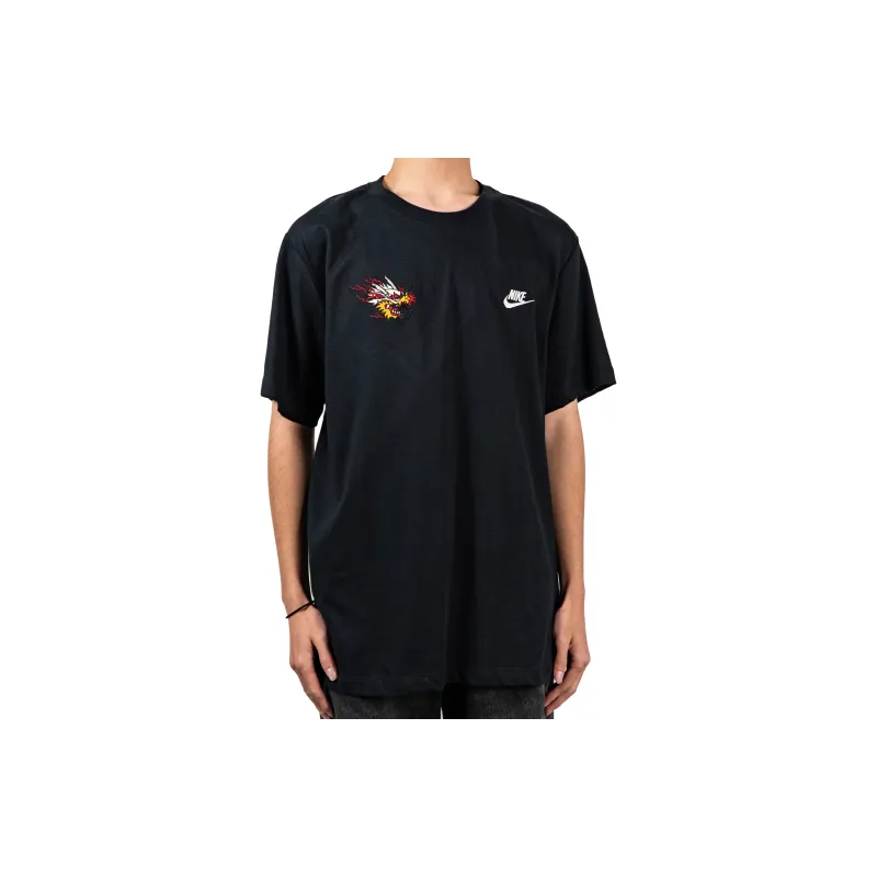 Nike T Shirts Unisex Black-4