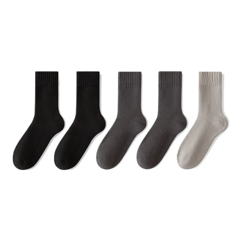 Lan Miao Mid Calf Socks Men's 5 Pack-7